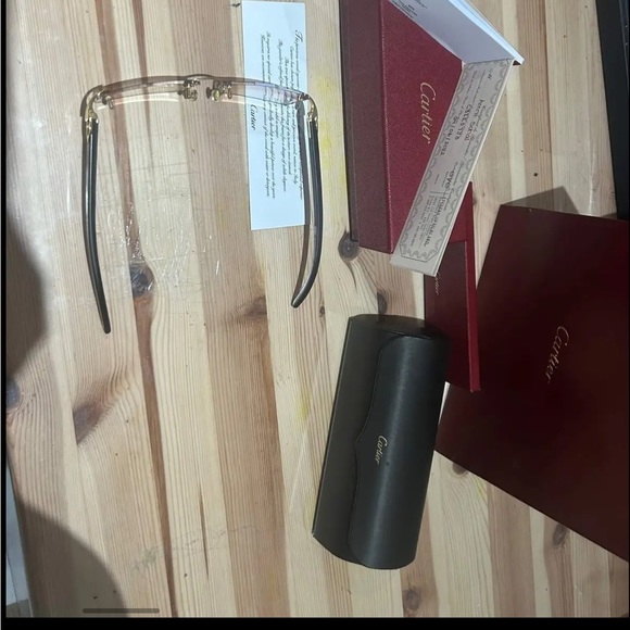 Cartier woods with light brown gradient lenses - Picture 5 of 8